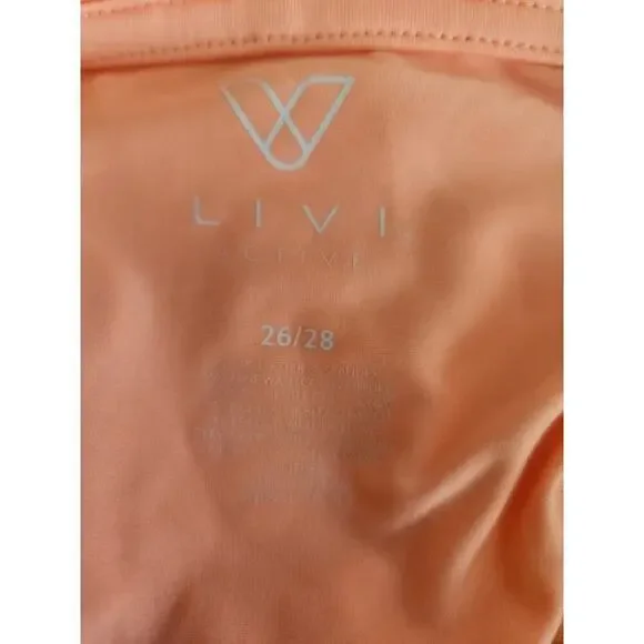 Livi Active lightweight hooded 1/4 zip vest sz 26/28 kangaroo pocket sleeveless - Picture 7 of 9